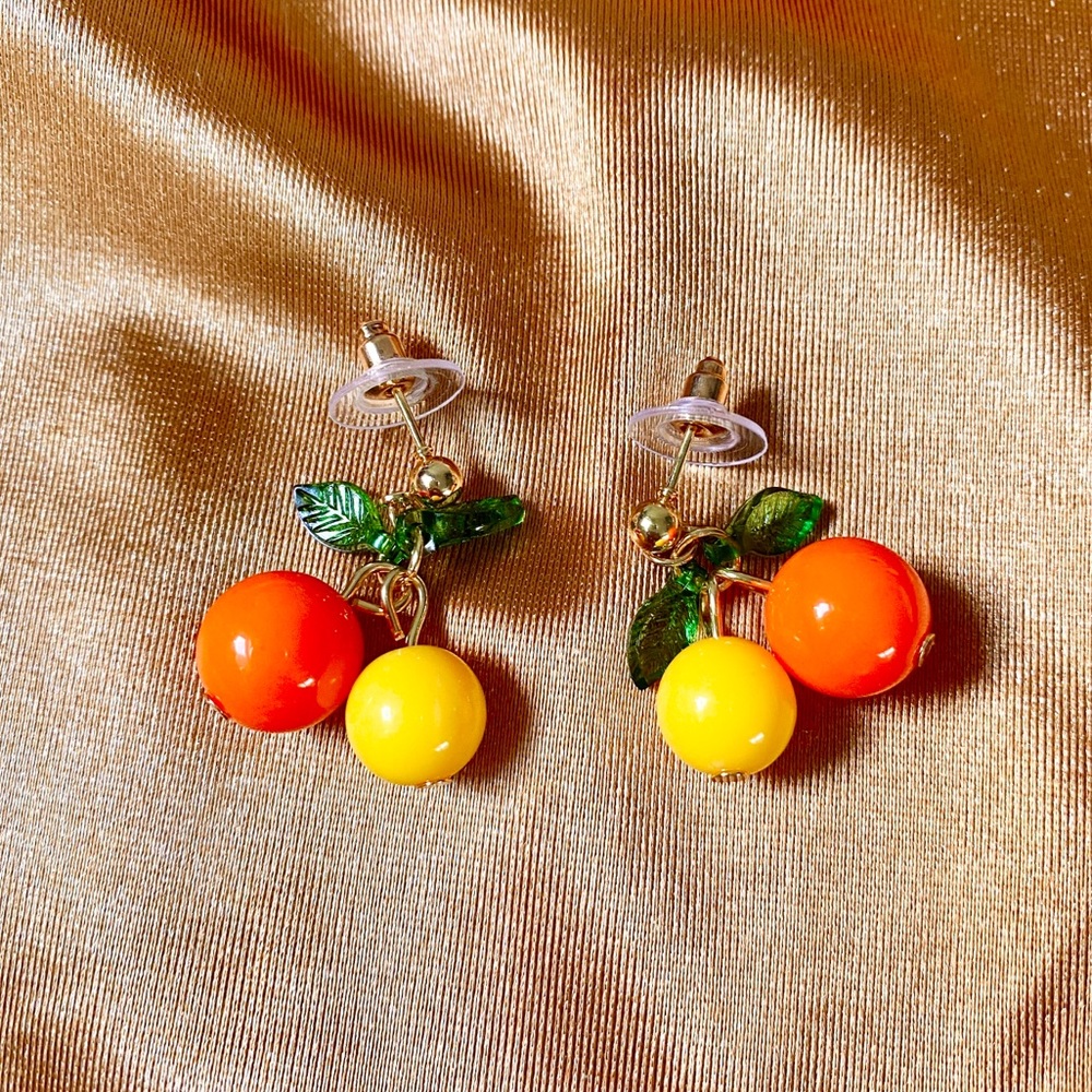 Florida Girl Citrus Earrings 🍊